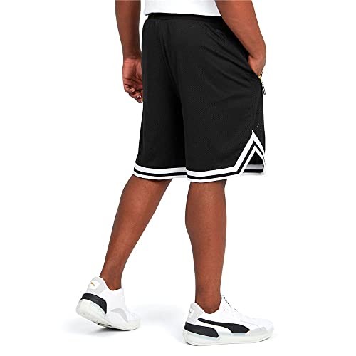 Puma Mens Spin Move Shorts Basketball Athletic Breathable - Black - Size Xxxxl #TOP1