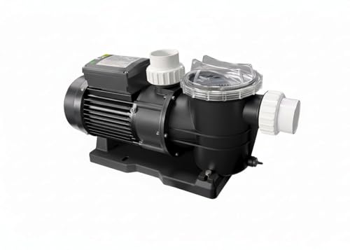 Nixpool Bomba para Piscina X 50M Filtración 12600 L/h con Cesta de Filtro Extraíble, 0.50 CV Bomba de Piscina 370 W