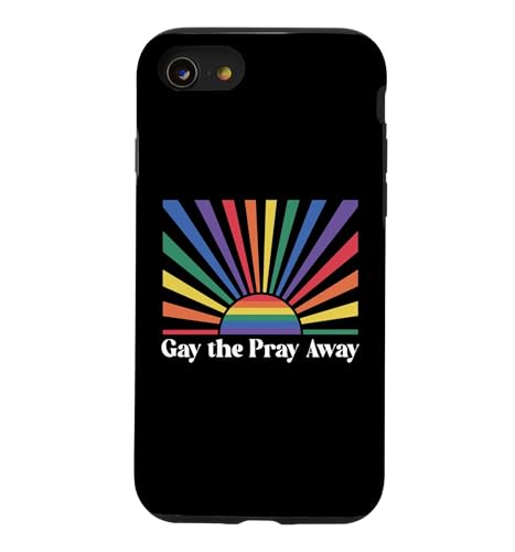 Gay the Pray Away Queer Funny Pride Month LGBTQ Rainbow LGBT �X�}�z�P�[�X iPhone SE (2020) / 7 / 8 �p