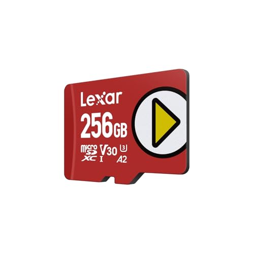 Lexar Play Micro SDJ[h 256GB microSDXC UHS-IJ[h őǂݎ205MB/b 140MB/b Class 10 U3 V30 A2 4KrfI [J[h Switch/|[^uQ[foCX