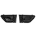 ECOTRIC Front Grille & Air Side Vent Compatible with 2010-2013 Land Rover Range Rover Sport L320 Black & Silver