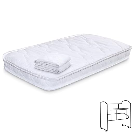 Colchão para Mini Berço Chiqueirinho Infantil Bebê Antialérgico 78x32x6cm - BF Colchões