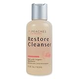 Peaches Skincare Post-Workout Vegan Face Wash with Gotu Kola, Lemongrass, and Eucalyptus – Gentle Daily Face Wash for Sweat and Oil Buildup – Restore Cleanser for All Skin Types 5.5 oz