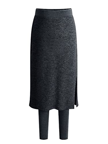 Legging avec shorts femme hiver chaud pour le sport en plein air et le running