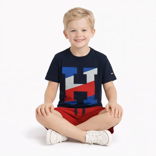 Image of T+D Unisex Kids Clothing Set Tshirt & Shorts - Half Sleeve T-shirt & Half Pant for Boys