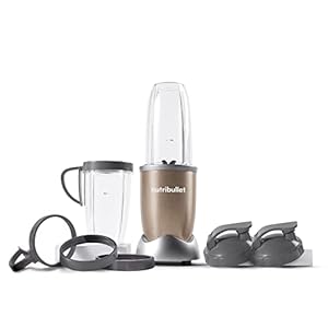 nutribullet Pro 900 Watt Personal Blender – 13-Piece High-Speed Blender/Mixer System, Champagne