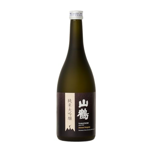純米大吟醸(黒) 720mL 瓶 純米 大吟醸 山田錦 山鶴 甘口 やや甘口 果実香 ジューシー まろやか コク すっきり 飲みやすい 上品 冷酒 燗酒 お酒 酒 アルコール 中本酒造