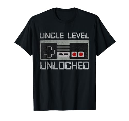 Pregnancy Announcement Uncle Level Unlocked First Time New T-Shirt