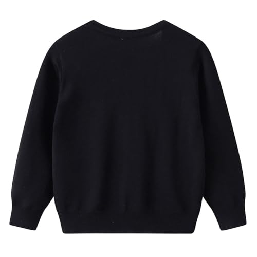 Girls and Toddlers' Basic Cardigan Sweaters Long Sleeve Button Cardigans School Uniforms V-Neck Lightweight Outerwear Tops2