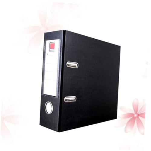 ZUNOXAZ レバーアーチファイル プラスチック製 オフィス用フォルダー ブラッップ付き 穴あき 書類整理に 丈夫で変形しにくい