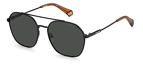 Image of Polaroid Pld 6172/s 807/M9 BLACK Sunglasses Unisex Steel, Standard, 57