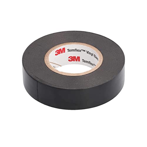 Image of 1776 Temflex Insulated Vinyl Black Electrical Tape 3 /4 inch x 60 FT - USA Made - 10 Rolls