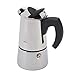 Bialetti 6955 Musa Stovetop Espresso Coffee Pot, 4-Cup, Stainless Steel