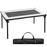 FIELDOOR パネルテーブル IGT対応 キャンプテーブル 【幅90cm×長さ60cm×高さ45cm】 レジャーテーブル アウトドア キャンプ 折り畳み 耐荷重30kg 収納バッグ付き