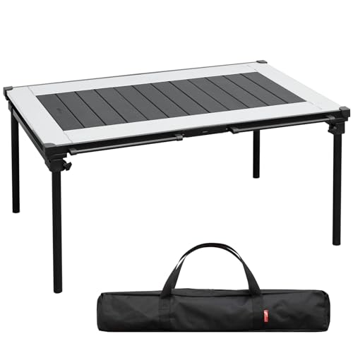 FIELDOOR パネルテーブル IGT対応 キャンプテーブル 【幅90cm×長さ60cm×高さ45cm】 レジャーテーブル アウトドア キャンプ 折り畳み 耐荷重30kg 収納バッグ付き