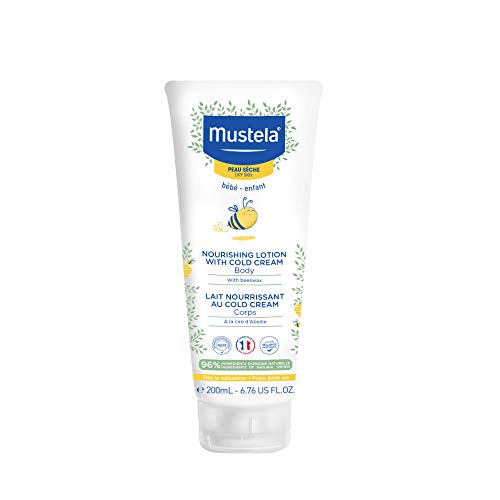 Mustela Baby Nourishing Lotion â€“ Daily Body Lotion for Dry Skin - with Natural Avocado, Cold Cream & Beeswax - 6.76 fl. oz. (Pack of 1) -  AmazonUs/EXQEV, 8703553