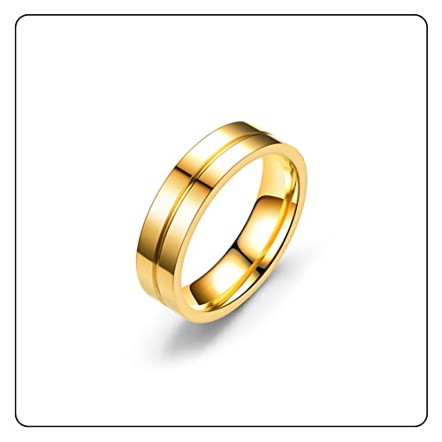 Fashion 18K Gold Stainless Steel Crystal Band Rings3