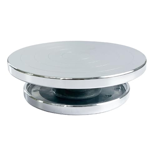 MHADBKH 6/8/10/12in Rotated Turntable Sculpting Wheel - Effortless Revolving Cake Decorating and Pottery Wheel
