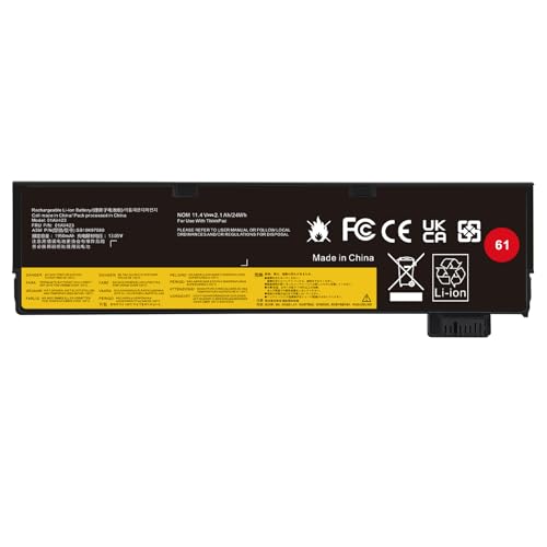 PASUKTER 01AV423 Battery Replacement for Lenovo ThinkPad A475 A485 T470 T480 TP25 Series Laptop Battery[11.4V 24Wh],Not fit T460s T470s T480s Series