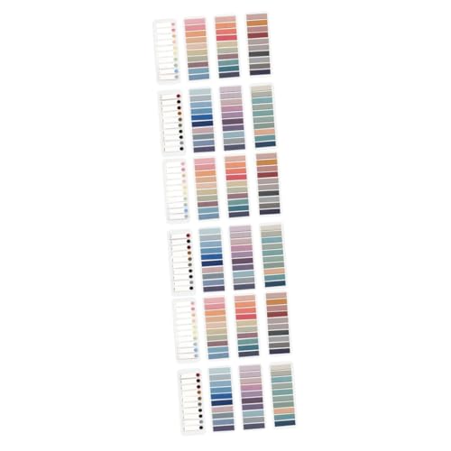 Autocollants page colorés Uonlytech : 3 pièces de marquage adhésifs pour lecture