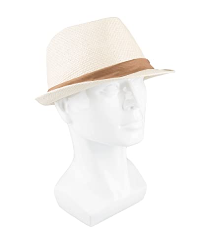 Dockers Men's Straw Hat, Tan Fedora, Large-X-Large #TOP5