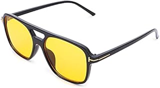 Pro Acme Retro Square Pilot Sunglasses for Women Men, Large Frame 70s UV400 Protection Sun Glasses