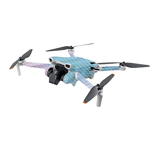 Image of MightySkins Carbon Fiber Skin Compatible with DJI Mini 3 - Wood Pastel | Protective, Durable Textured Carbon Fiber Finish | Easy to Apply | Made in The USA