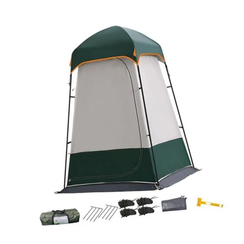 YIJU Privacy Tent Toilet Shelter Waterproof Outdoor Beach Lightweight Built in Hook Shelter Camping Shower Tent Dressing Room, Green
