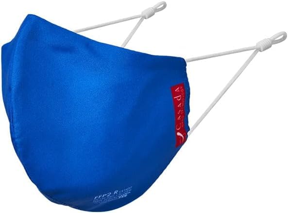 Casada FFP2 zertifizierte Nano-Maske-PRO königsblau ab 5er Set Gesichtsschutz Hygiene Schutzmaske Mehrwegmaske Mundschutz Wiederverwendbar Waschbar