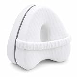 LAPONO Kniekissen für Seitenschläfer, orthopädisches Beinkissen zum Schlafen aus Memory Foam, Seitenschläferkissen Knie mit Schlaufe, Lagerungskissen für Beine und Hüfte, Abnehmbarer Bezug, Oeko-TEX