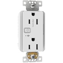 Square D by Schneider Electric X Series 15A 125V Wi-Fi Energy Monitoring Socket Outlet, Tamper Resistant, Matter Certified, Compatible with Alexa, Google Home, Apple Home, Matte White