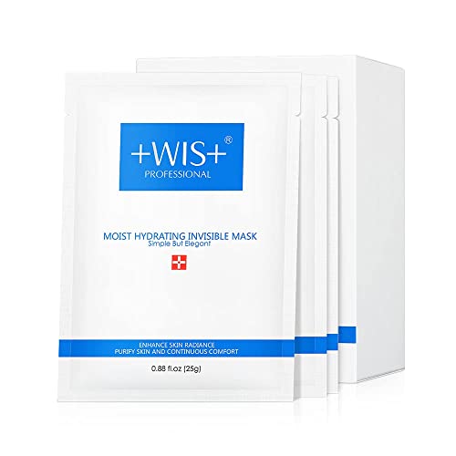 WIS Intensive Hydrating Facial Mask Smoothing Face Sheet Mask 24 Pack, Essence Full Face Facial Mask Sheet - Sensitive Soothing, Anti-Acne, Nourishing Cleansing Facial Mask Set for Women, Men