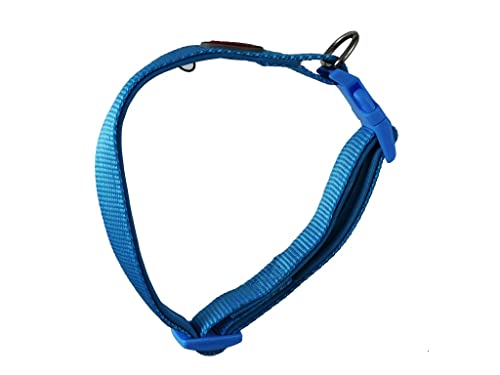 Adjustable nylon collar with neoprene lining NEOPRENE COMFORT size S - 1,5cm (25cm-40cm), blue, CO-NEO-LIGHTBLUE-S - Image 2