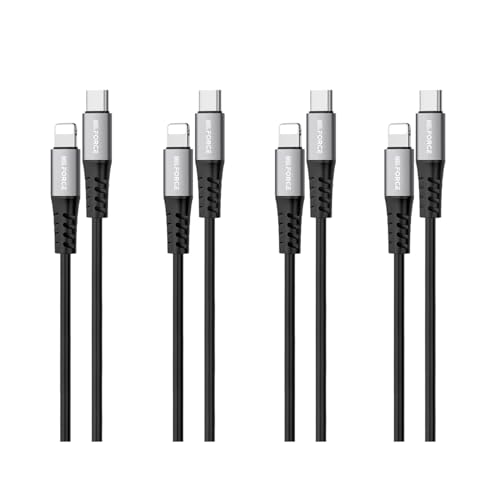 ���{�̒������ MSL FORCE USB-C to lighting�P�[�u�� PD�Ή� �}���[�d�P�[�u�� 27W 480Mbps �V���R���f�ލ̗p �����ϋv ���܂Ȃ� (USB-C��Lighting, 0.5m×2�{+1m×2�{)
