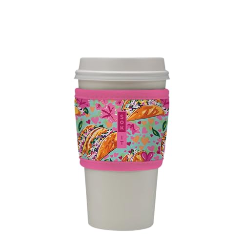 Sok It HotSok Coffee & Tea Reusable Insulated Neoprene Cup Sleeve (Taco 'Bout)