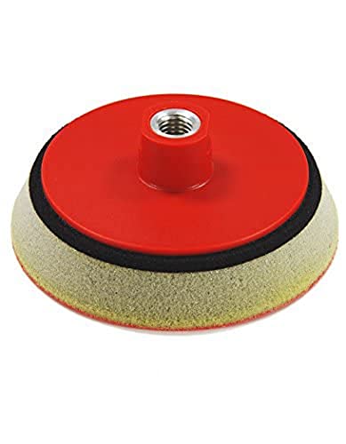 Plateau-support ALCLEAR doux 140 mm rouge pour éliminer les hologrammes sans rayure
