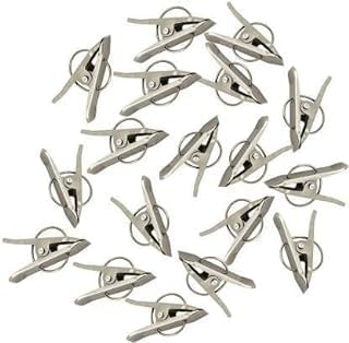 ROLLYWARE ® Heavy Duty Premium Multipurpose Clothes Clip for Indoor and Outdoor, Strong and Durable, Anti Rust Peg, Clothes Drying Pegs (Metal Pack of 24) (B0D35WFDSL) Amazon Price History, Amazon Price Tracker