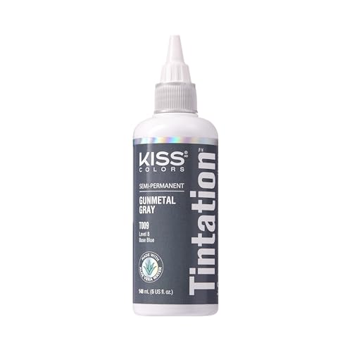 Red by Kiss Tintation Semi-Permanent Hair Color, Aloe Vera Water Based, Argan Oil, Olive Oil,...
