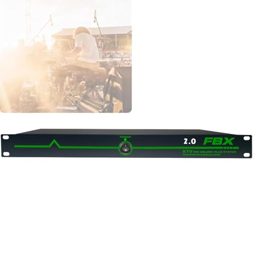 Supresor profesional de retroalimentación, desplazador de frecuencia antiultrasonido para micrófono, efecto para escenario y conferencias KTV, verde, 2 entradas y 2 salidas miniatura 1