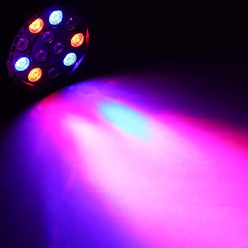 Lumière stroboscopique 12 LED avec mode son réglable et télécommande sans fil - 4
