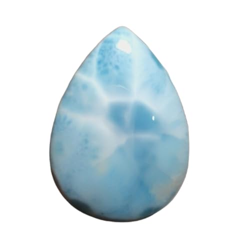 Larimar naturel en poire 41x30mm pour création de pendentif unique DIY