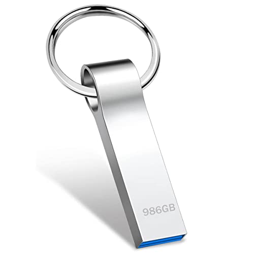 Unidad flash USB, USB 3.0 impermeable Memory Sticks de alta velocidad Pen Drive con llavero USB...