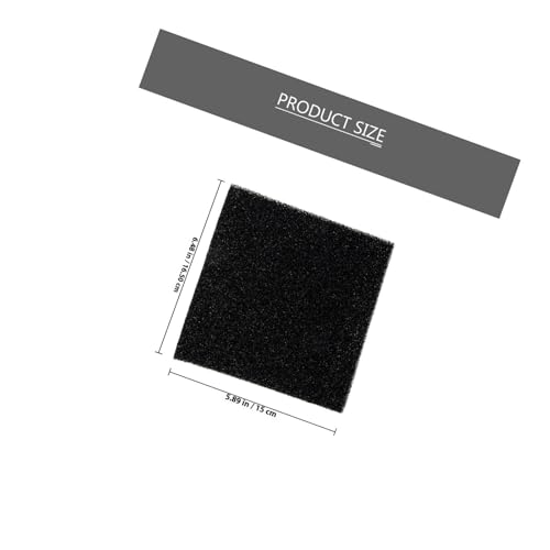 Filtro carbón activo para papeleras y almohadillas negras de fibra que eliminan olores en casa 2