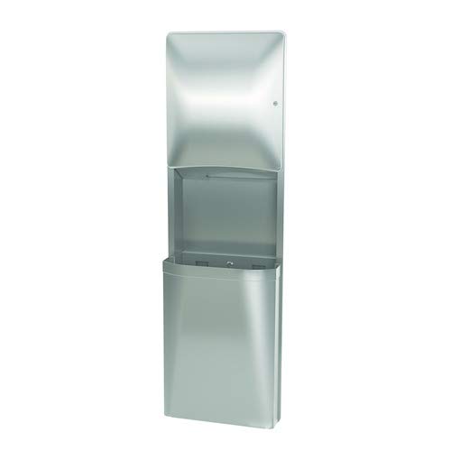 Bradley 2A05-1100 Surface-Mounted Paper Towel Dispenser/Waste Receptacle 12 Gal Diplomat