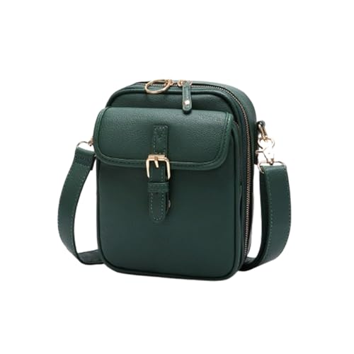 VNDUIFH Urvashi Crossbody Anti Theft Leather Bag,Retro Double-Layer Large Capacity Mini Crossbody Bags,Vintage Messenger Bag (G)