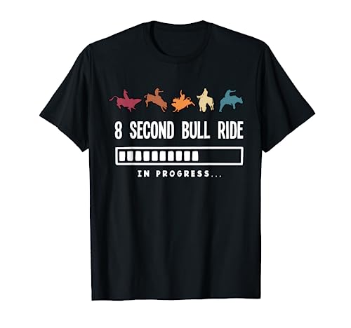 Bucking Bull Riding Rodeo Rider 8 secondes Bull Ride T-Shirt