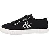 Calvin Klein Damen Schuhe Vulcanized Essential Schwarz Stoff Sneakers Größe 39