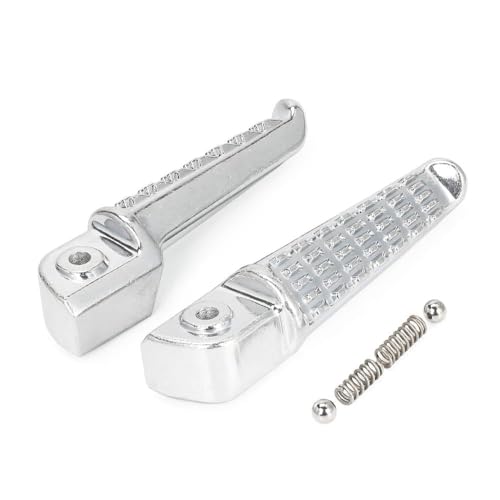 ATPONCX Motorrad Fußrasten Pedale Fußstütze Fußrasten Pedal/Fit for Kawasaki Ninja 250 400 Z250 Z400 ZX25R ZX4R ZX4RR ZX10R ZX10RR ZX400R Motorrad Reiter Fuß Rest(Rear Foot Pegs)