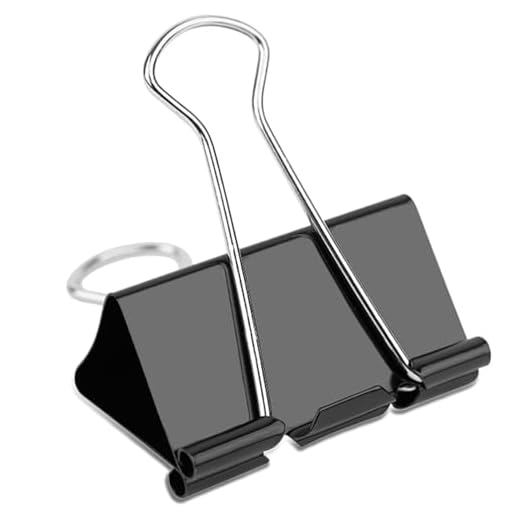 40 Pcs Extra Large Binder Clips 2 Inch for Office