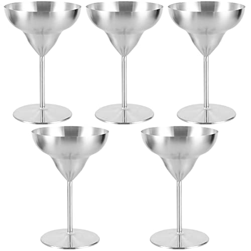 Cabilock Copos de metal vermelhos seguros para piscina acampamento champanhe festa aço canecas de co